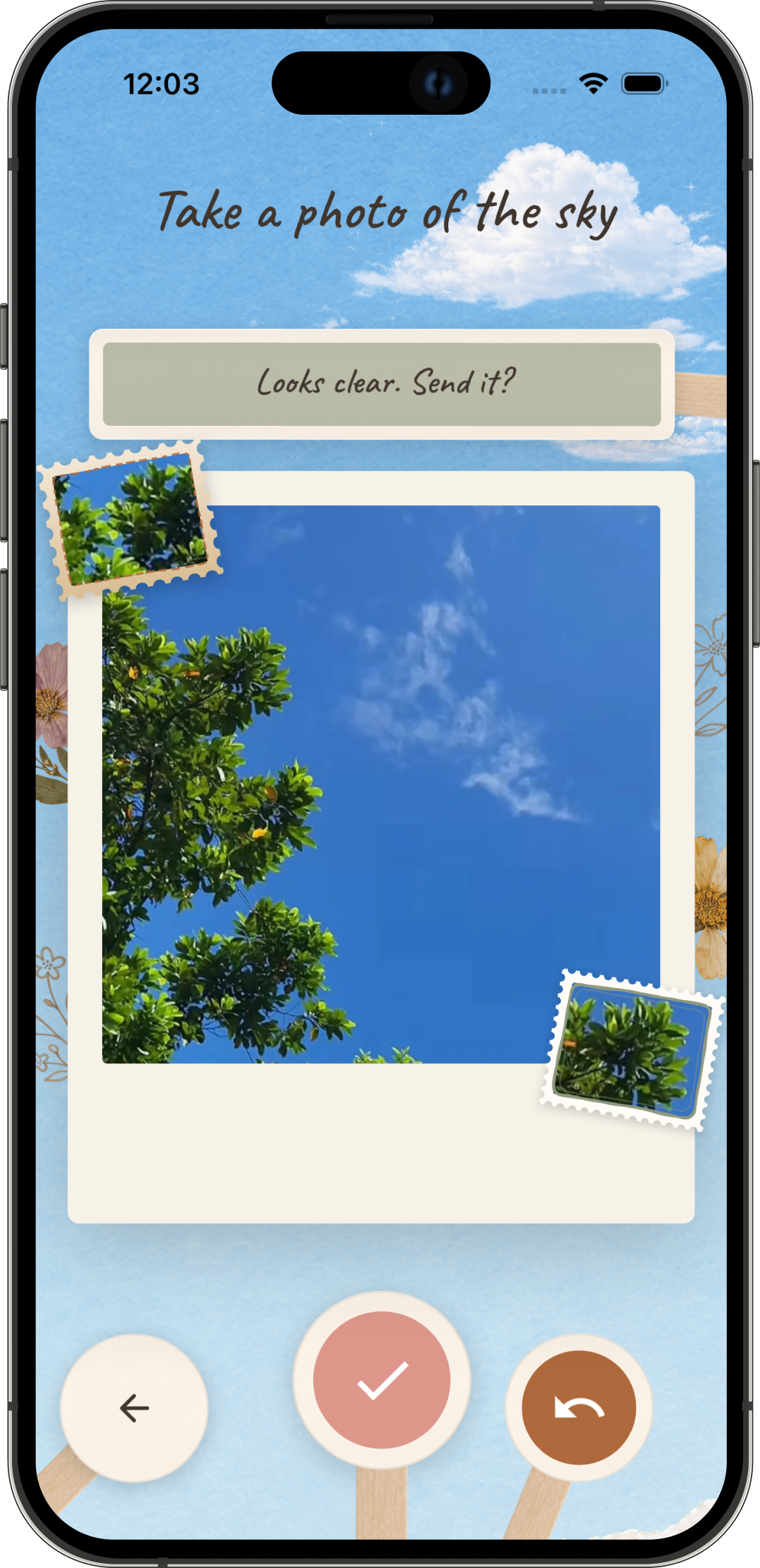 Capture your photo and submit it to the daily quest.